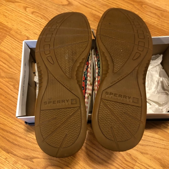 Sperry Floral Shoes Sz. 9 ( not with box) - Picture 5 of 6